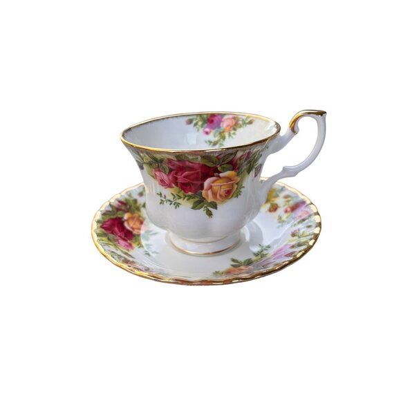 Old Country Roses Royal Albert Teacup & Saucer Set Bone China - Picture 3 of 9
